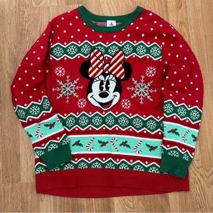 Disney Parks Minnie Mouse Christmas Sweater